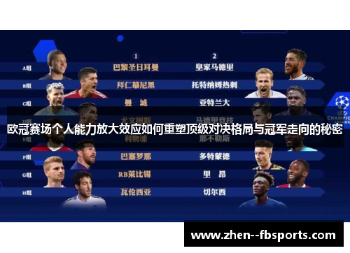 欧冠赛场个人能力放大效应如何重塑顶级对决格局与冠军走向的秘密